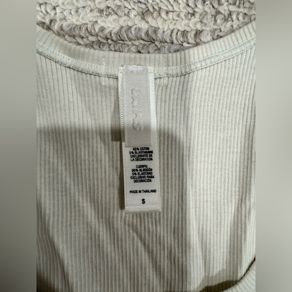 Skims Bone Cotton Rib Tank & Boy Short Set - Picture 9 of 11